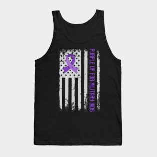 Purple Up For Military Kids Military Child Month USA Tank Top